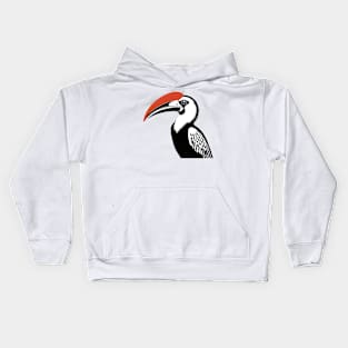 Hornbill Bird Kids Hoodie